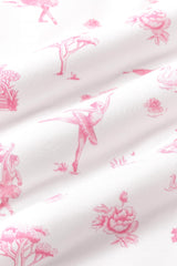 Burp Cloth in Toile Ballet