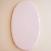 Oval Bassinet Sheet in Blush