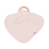 Lovey in Blush with Removable Wooden Teething Ring